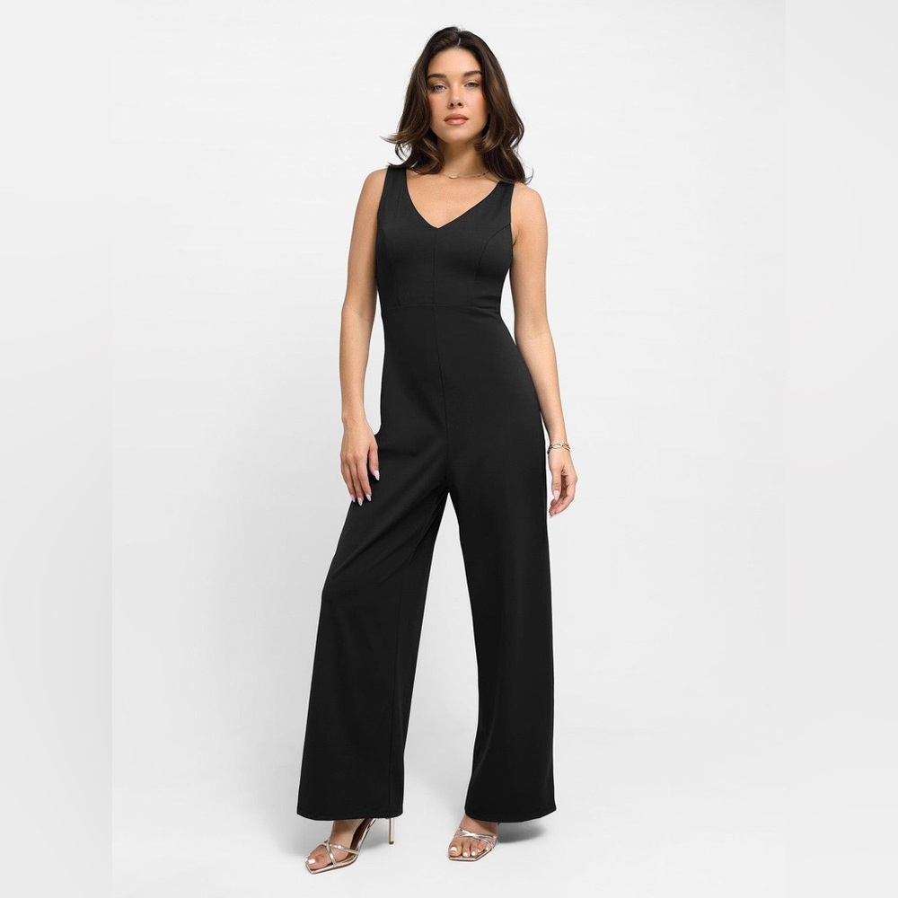 NWOT Popilush The Shapewear Jumpsuits Wide-Leg